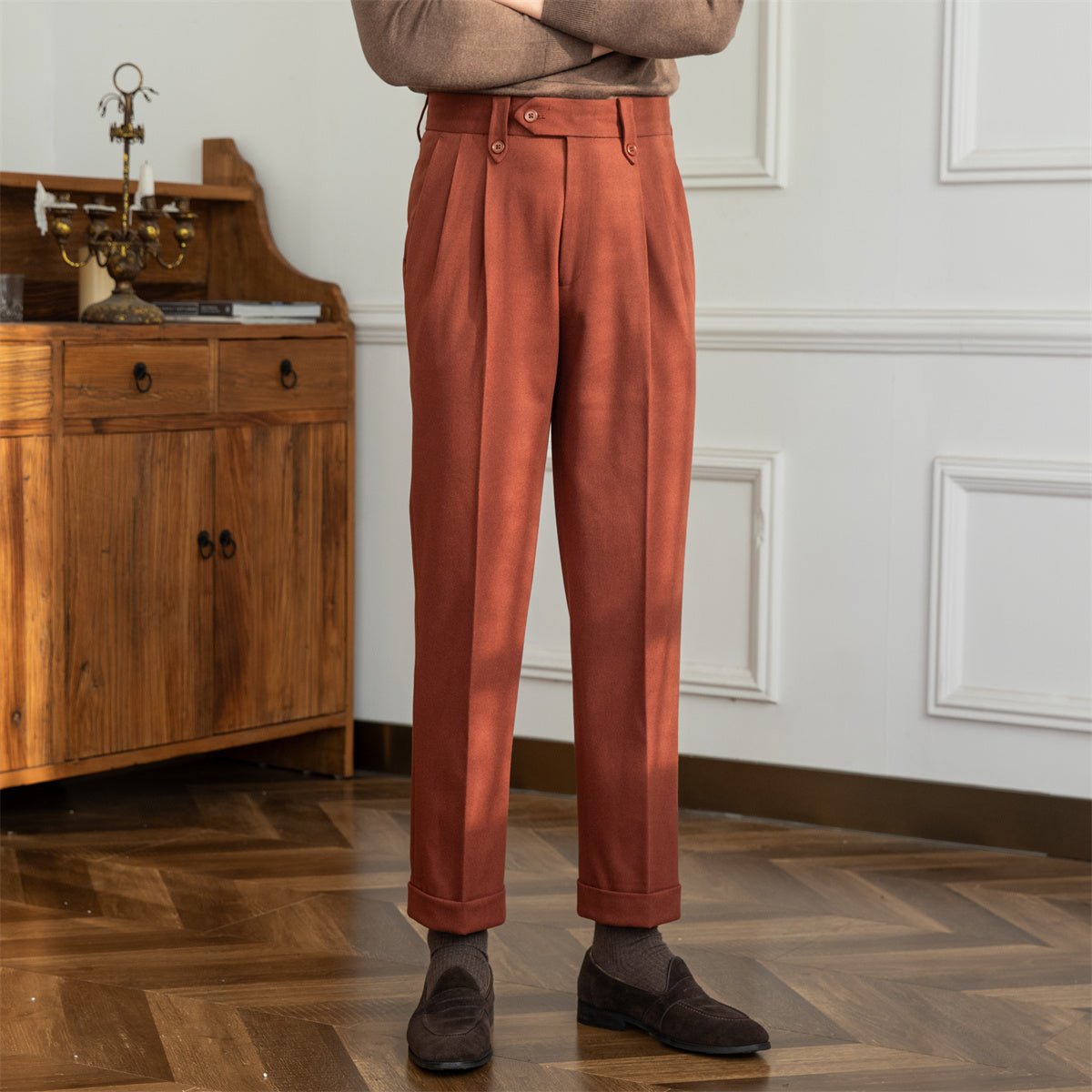 Casual Commuter Straight - leg High - waisted Pants - MIRAVEA LTDCasual Commuter Straight - leg High - waisted PantsTrousersMIRAVEAMIRAVEA LTDCJXX189733215OLCasual Commuter Straight - leg High - waisted Pants29Date red