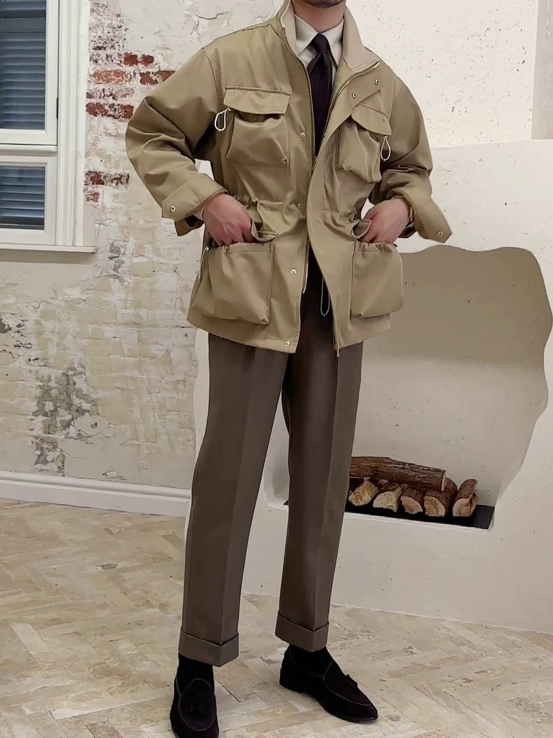 Loose Retro Men's Casual Trench Coat - MIRAVEA LTDLoose Retro Men's Casual Trench CoatJackets & CoatsMIRAVEAMIRAVEA LTDCJXZ187651902BYLoose Retro Men's Casual Trench CoatLKhaki