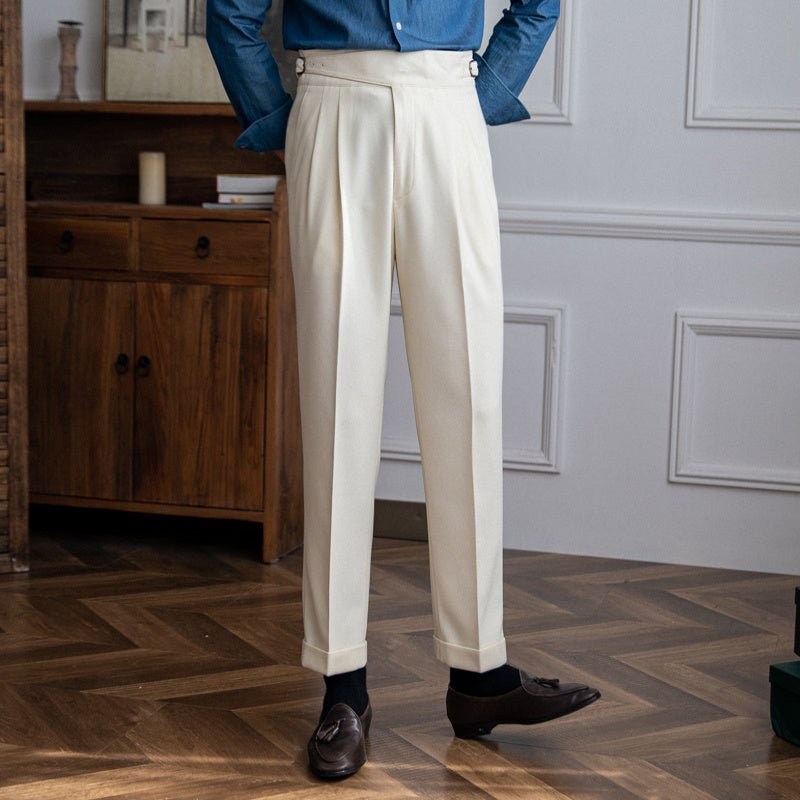 Men's British Retro Versatile Pants - MIRAVEA LTDMen's British Retro Versatile PantsTrousersMIRAVEAMIRAVEA LTDCJXX206914717QJMen's British Retro Versatile Pants29Off white