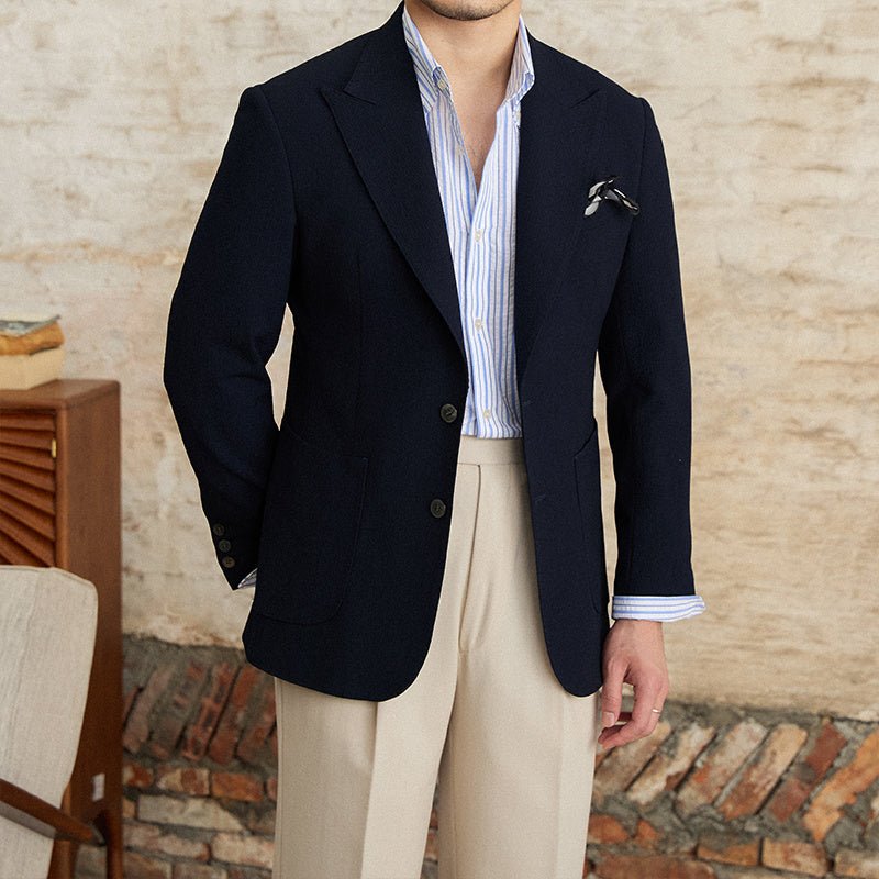 Men's Casual Summer Thin Slim - fitting Suit Jacket - MIRAVEA LTDMen's Casual Summer Thin Slim - fitting Suit JacketBlazersMIRAVEAMIRAVEA LTDCJXZ204816909IRMen's Casual Summer Thin Slim - fitting Suit Jacket2XLNavy Blue