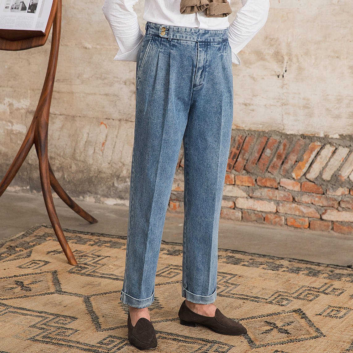 Men's Spring Fashion Casual Retro Jeans - MIRAVEA LTDMen's Spring Fashion Casual Retro JeansTrousersMIRAVEAMIRAVEA LTDCJXX199999501AZMen's Spring Fashion Casual Retro Jeans29Light Blue
