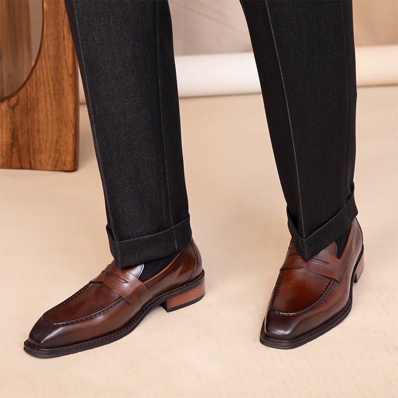 Outdoor Leisure Leather Shoes - MIRAVEA LTDOutdoor Leisure Leather ShoesShoesMIRAVEAMIRAVEA LTDCJNS196583609IROutdoor Leisure Leather Shoes38Coffee