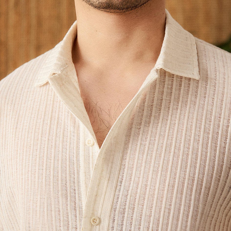 Summer Pure Cotton Casual Vacation Shirt - MIRAVEA LTDSummer Pure Cotton Casual Vacation ShirtShirtsMIRAVEAMIRAVEA LTDCJDS202747701AZSummer Pure Cotton Casual Vacation ShirtMWhite