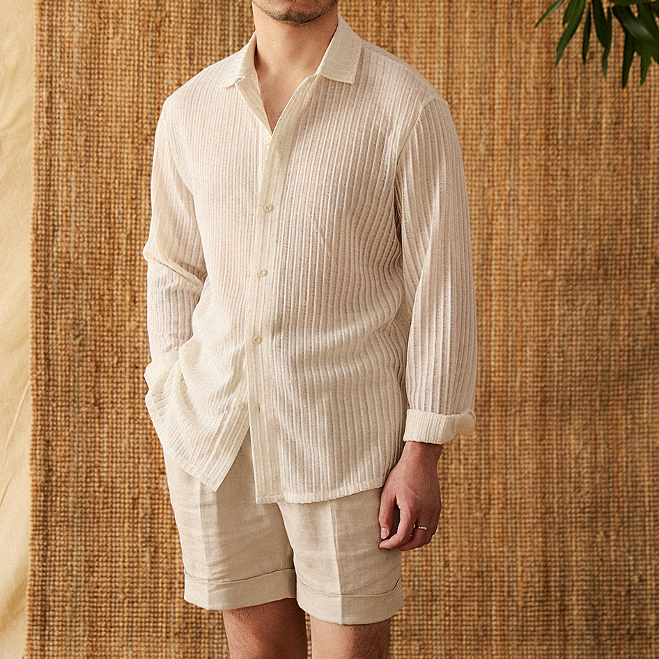 Summer Pure Cotton Casual Vacation Shirt