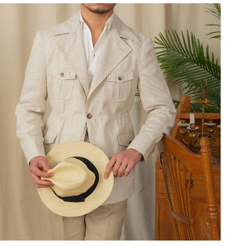 Men's Retro Casual Linen Jacket