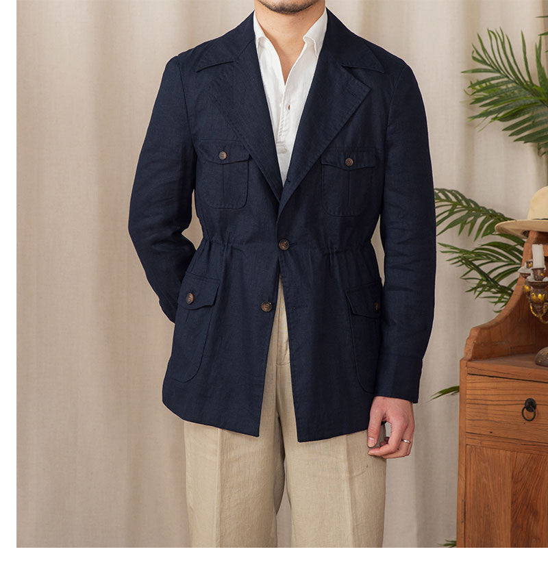 Men's Retro Casual Linen Jacket