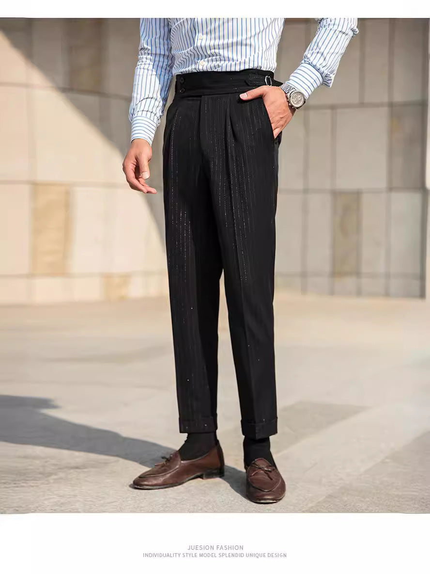 Italian Naples High Waist Trousers