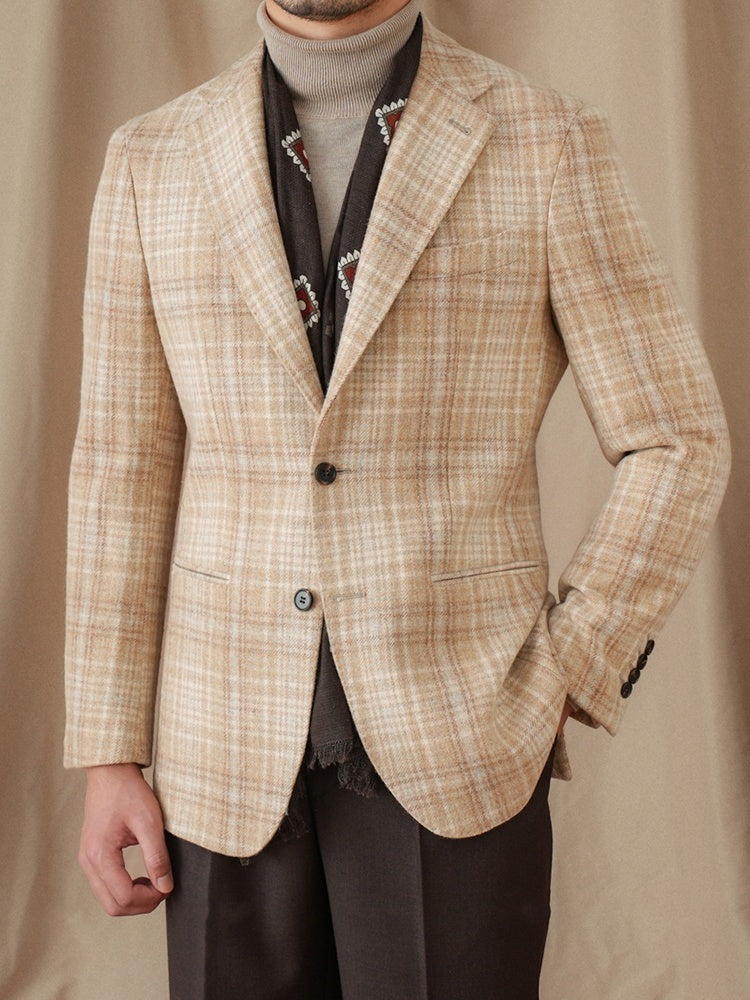 Wool Retro Slim Fit Blazer