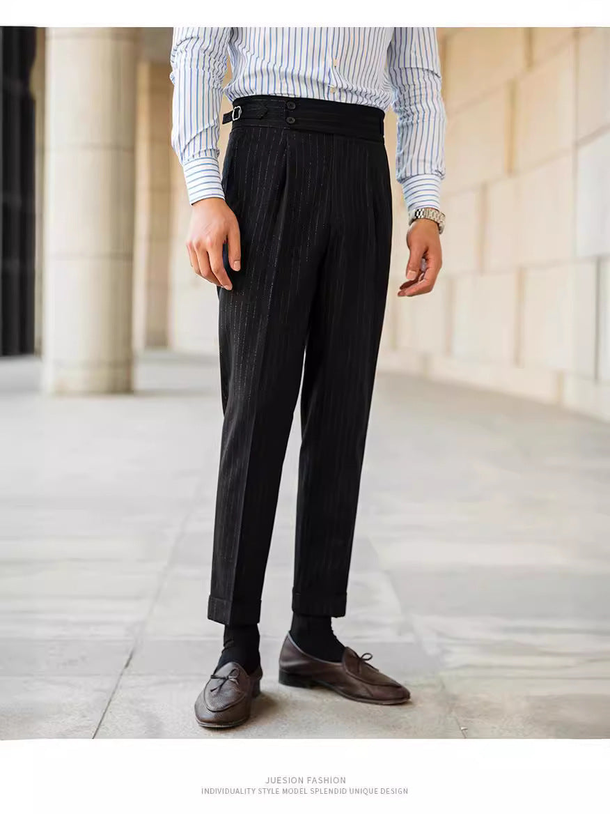 Italian Naples High Waist Trousers