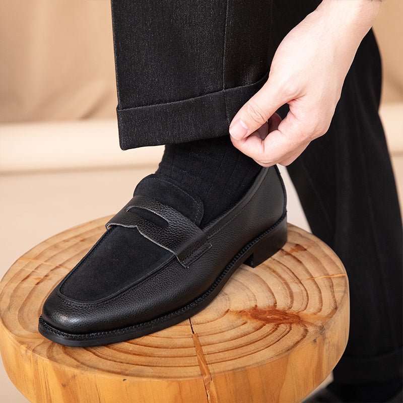 Small Square Toe Casual Shoes - MIRAVEA LTDSmall Square Toe Casual ShoesShoesMIRAVEAMIRAVEA LTDCJNS196584101AZSmall Square Toe Casual Shoes38Black