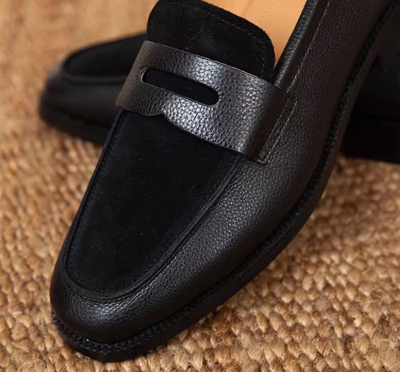 Small Square Toe Casual Shoes - MIRAVEA LTDSmall Square Toe Casual ShoesShoesMIRAVEAMIRAVEA LTDCJNS196584101AZSmall Square Toe Casual Shoes38Black